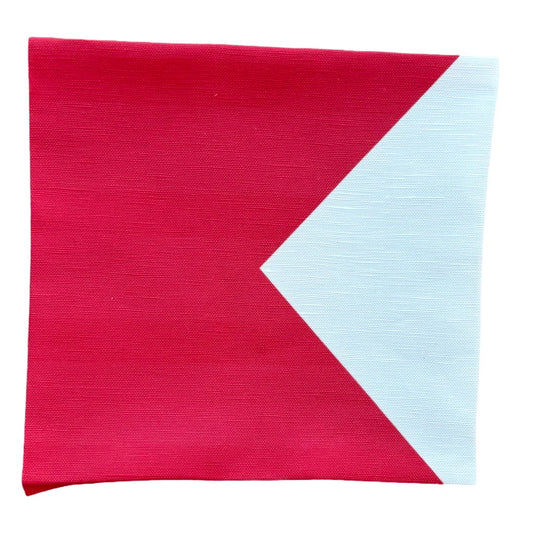 7” Nautical Letter Signal Fabric Patch image 1