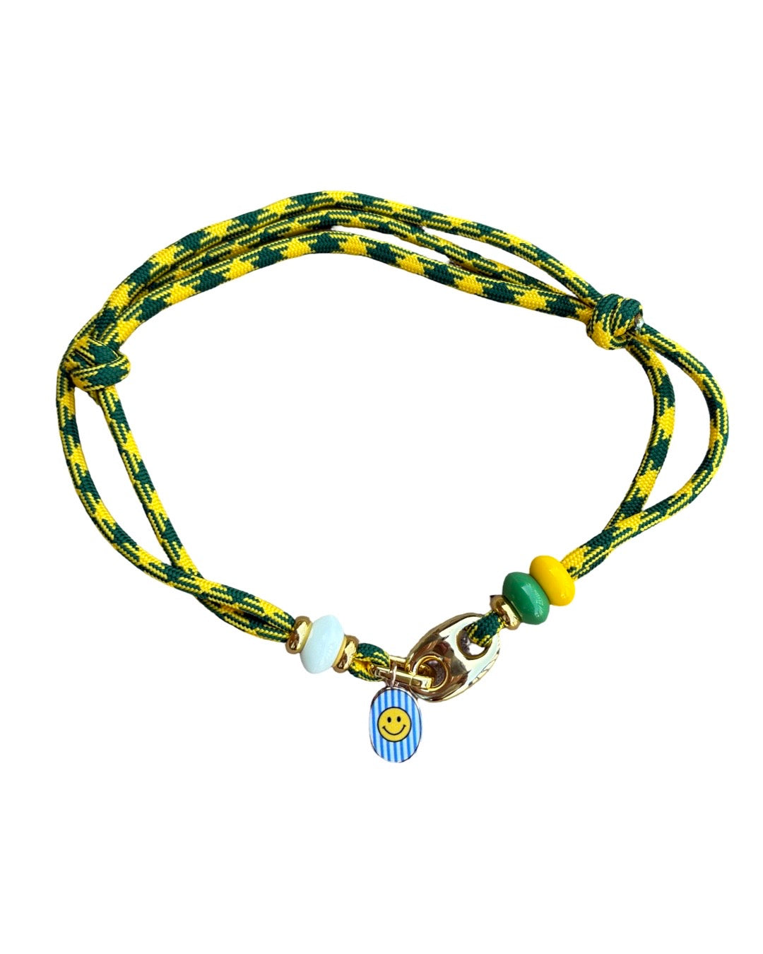 PARACHOKER YELLOW GREEN SMILEY