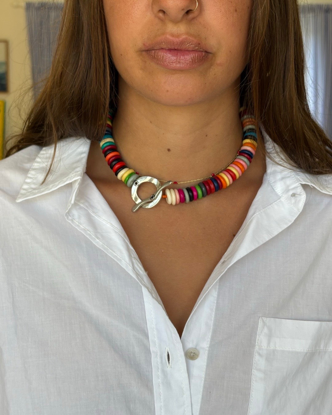 Candy Disc Necklace