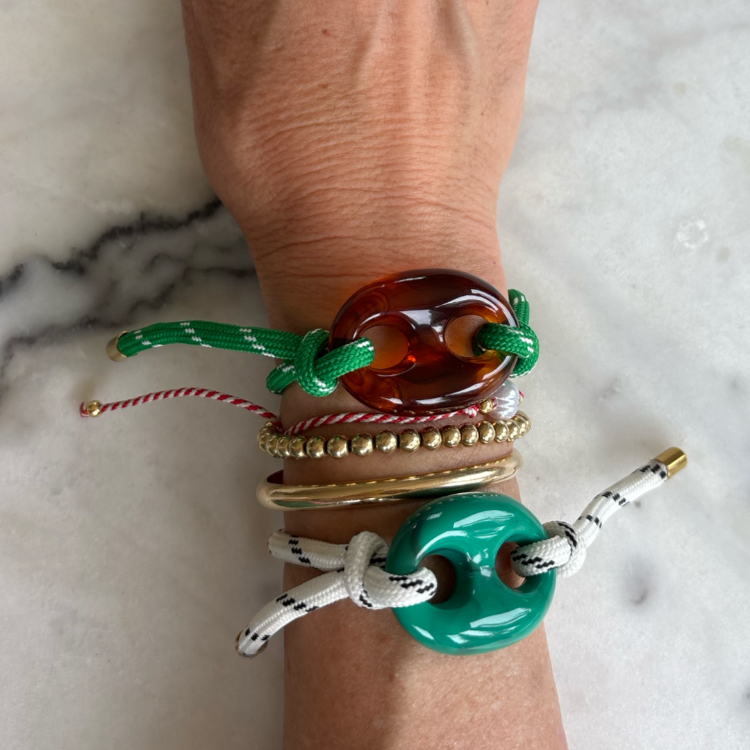Tortoise Shell Mariner Bracelet