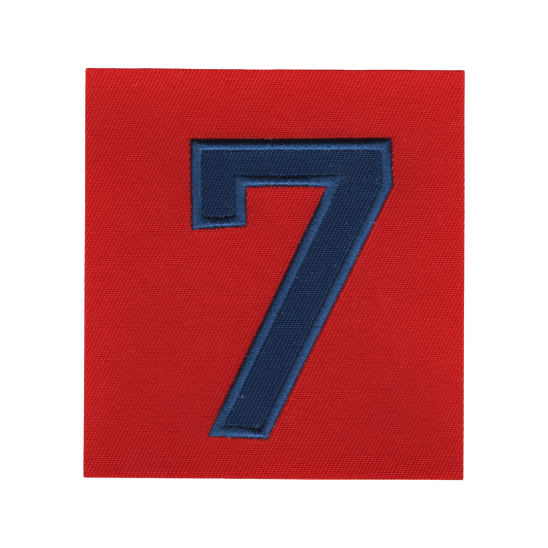 Embroidered Number Patch image 8