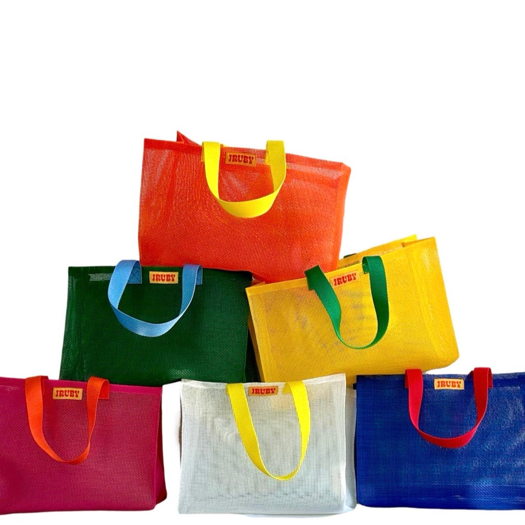 Le Beach Tote Lemon Lime image 3