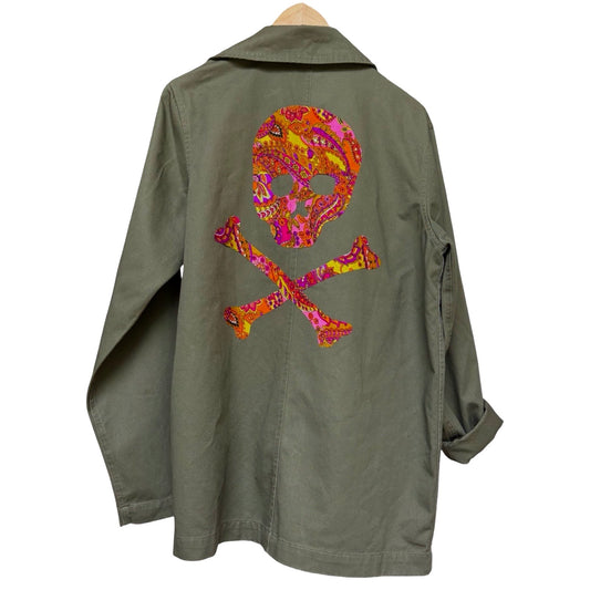 Jolly Roger Vintage Fabric Patch image 1