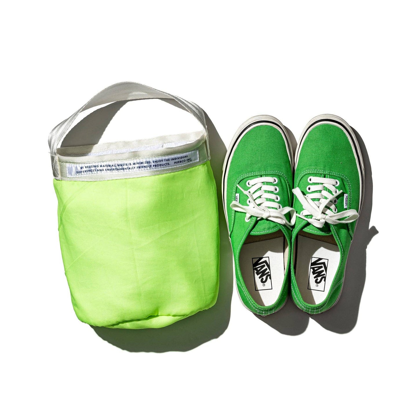 Neon Bucket Bag: Yellow