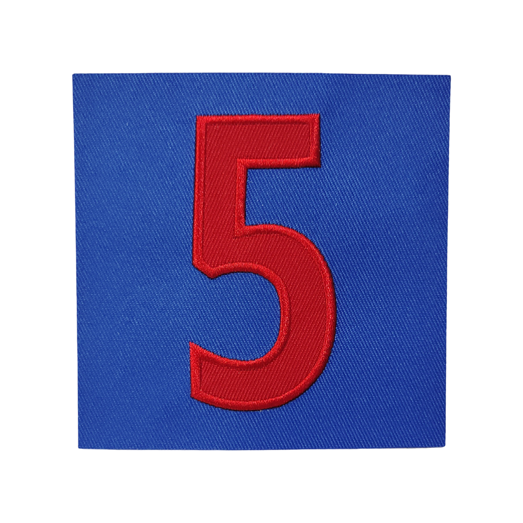 Embroidered Number Patch image 4