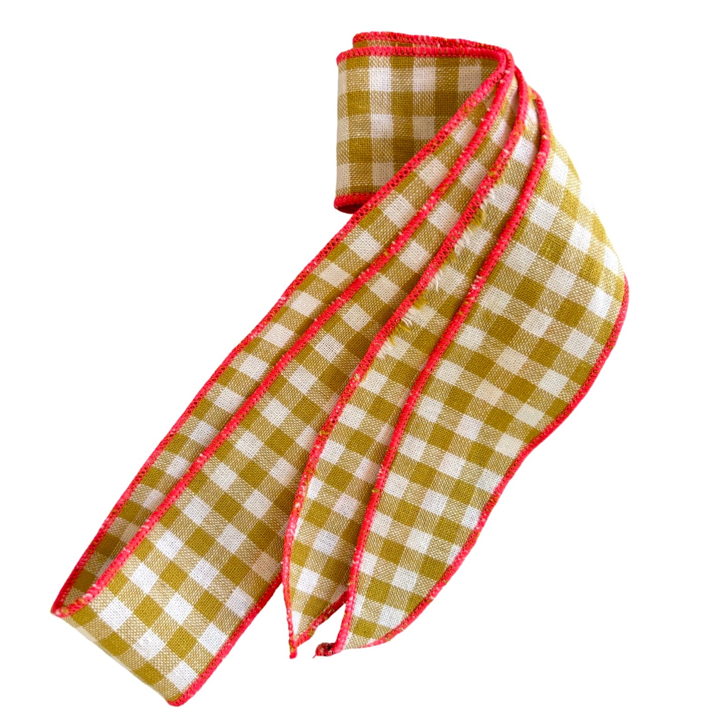 LINEN MUSTARD RIBBON image 1