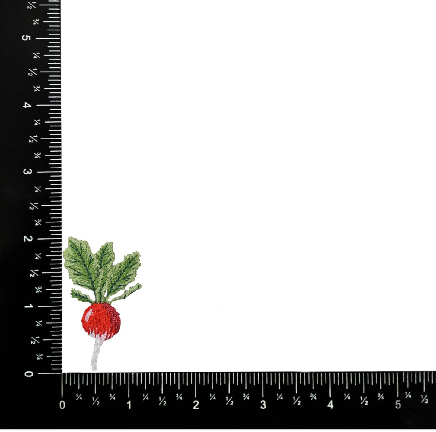 Turnip - Radish - Garden Vegetable, Iron on Patch