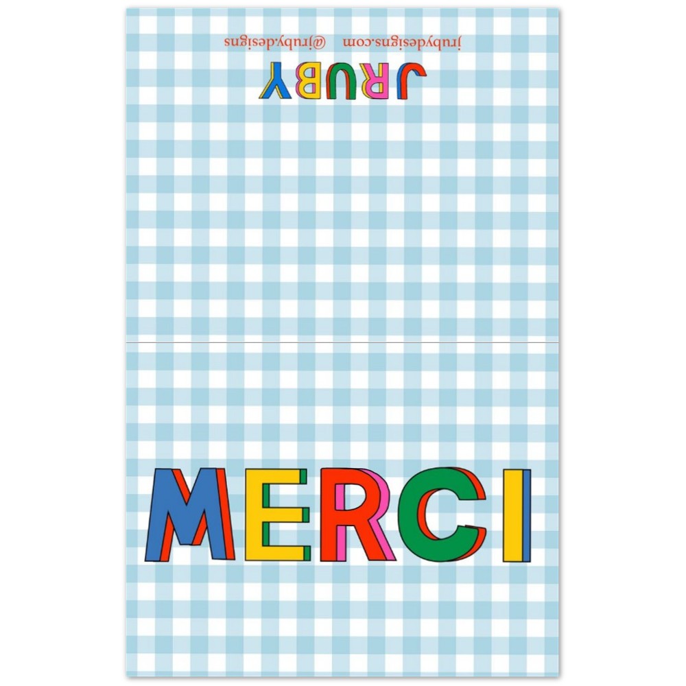 Merci Pack of 10 Greeting Cards image 2