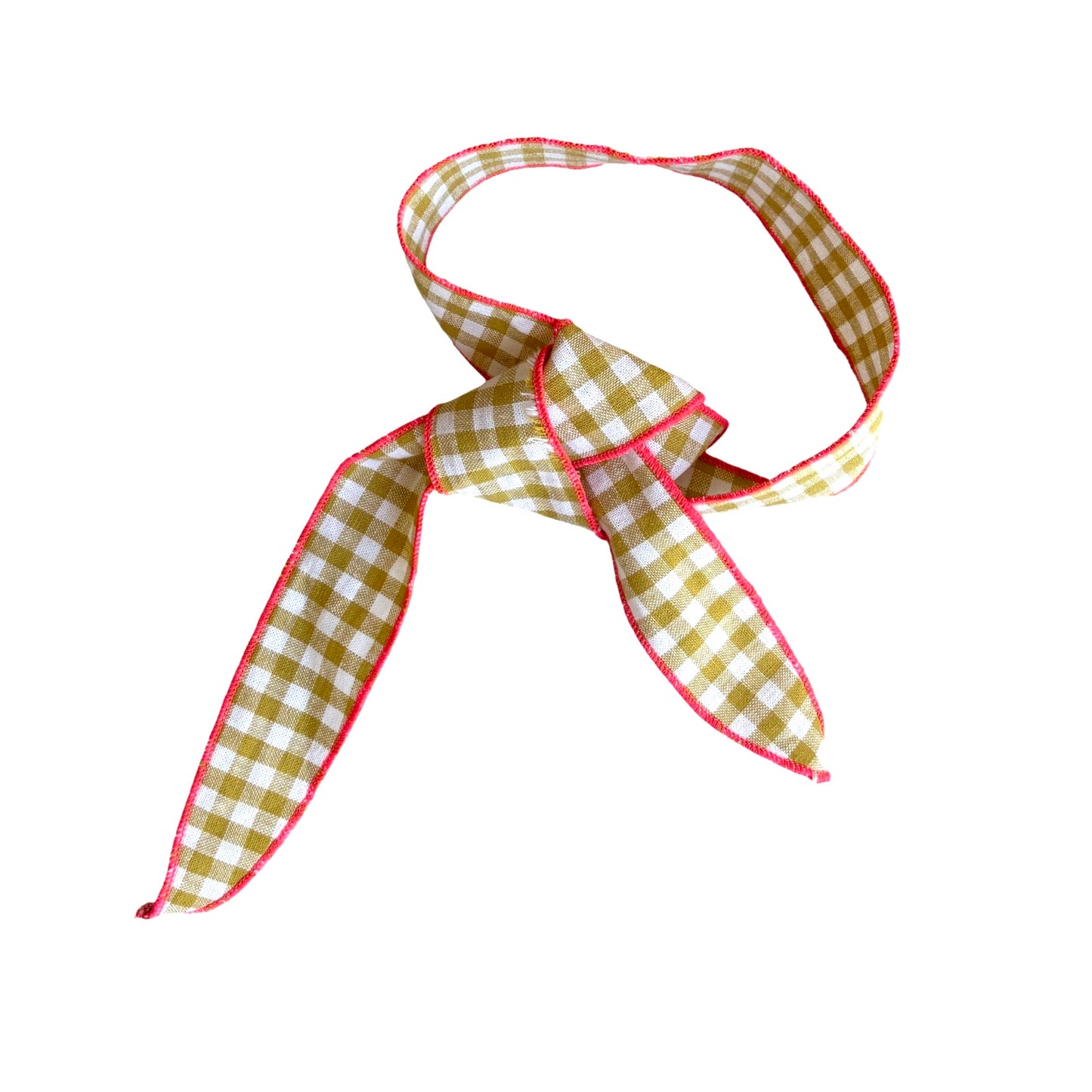 LINEN MUSTARD RIBBON image 2