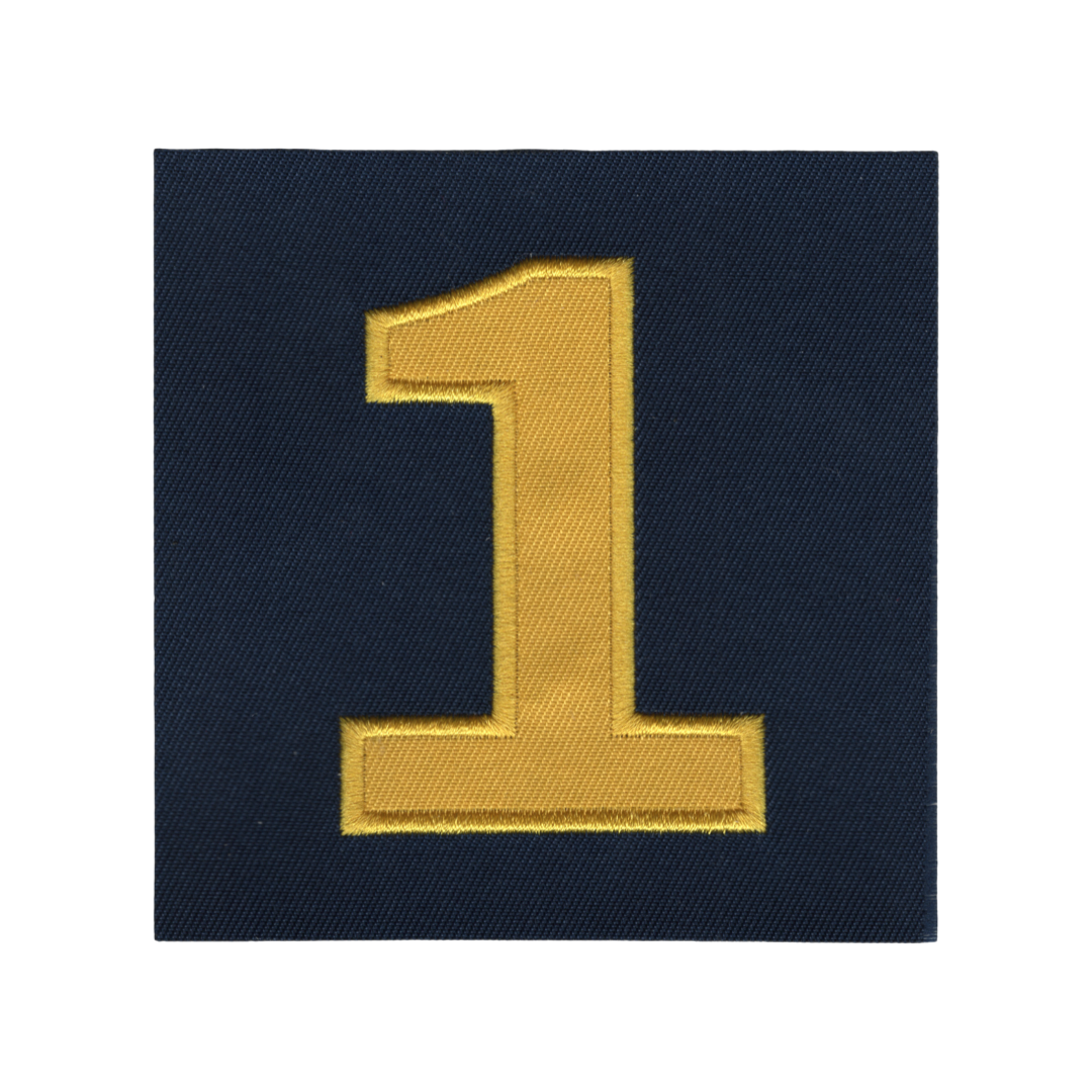 Embroidered Number Patch image 3