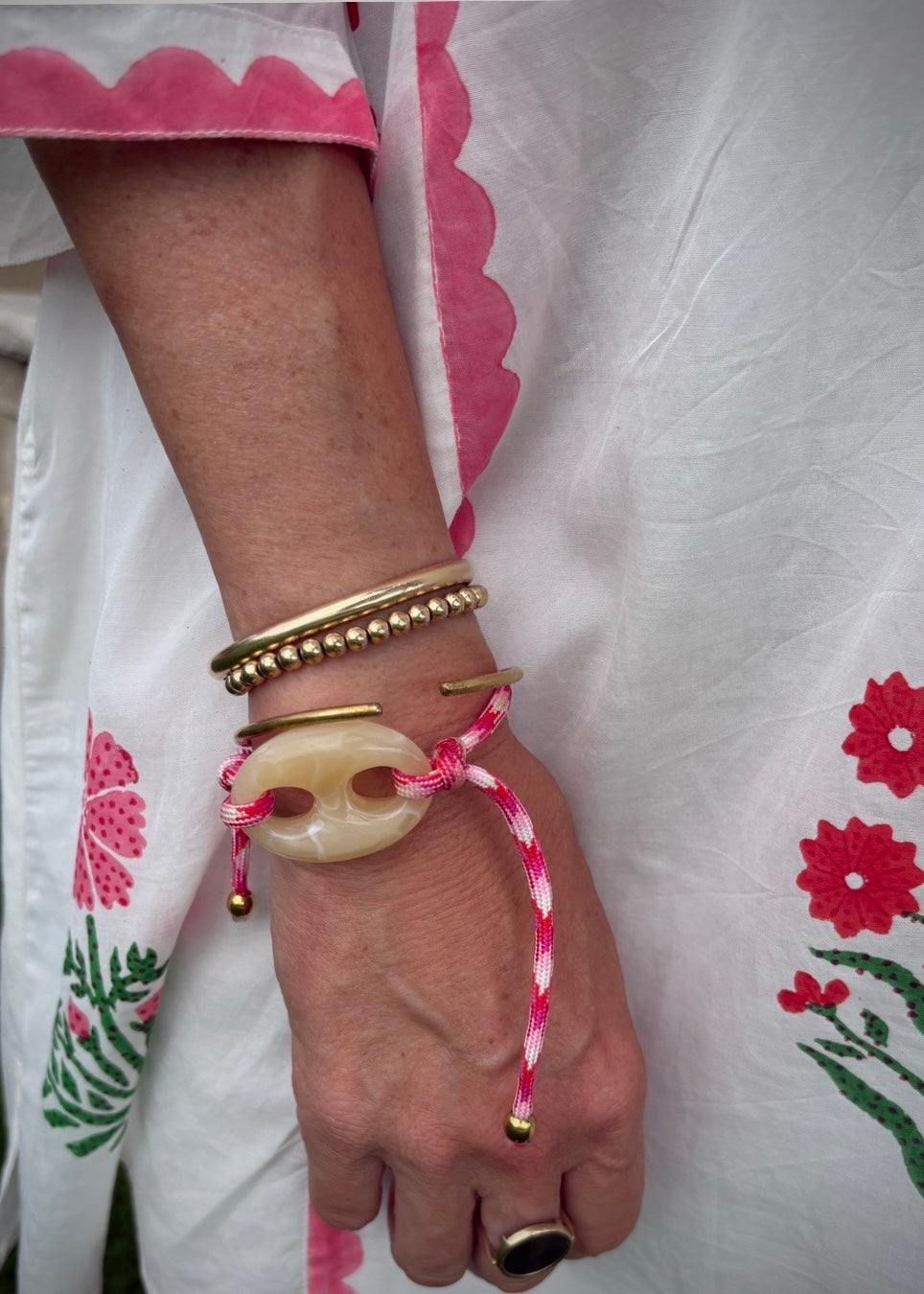 PINK CANDY MARINER BRACELET
