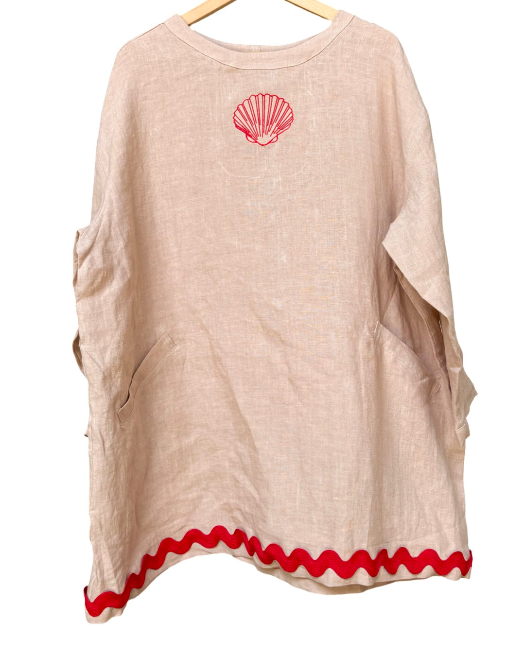 SHELLO LINEN TUNIC DRESS