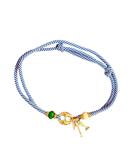 PARACHOKER BLUE WHITE GOLD FISH