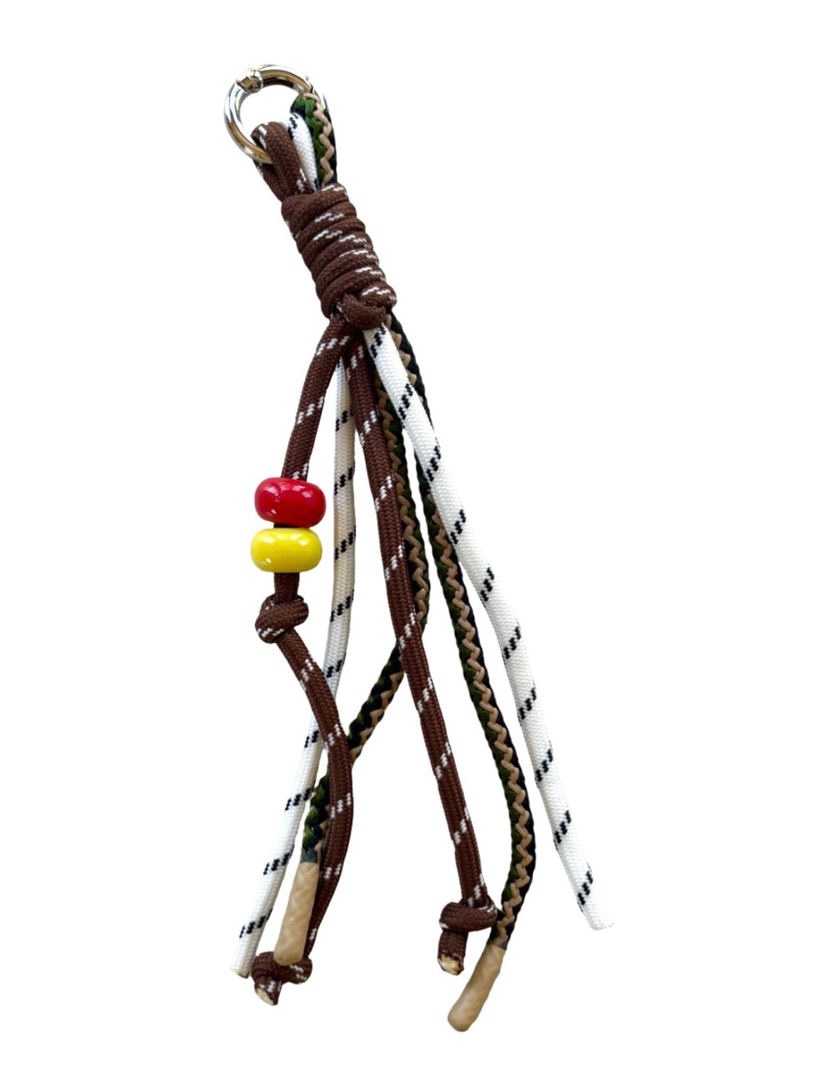 Paracord Bag Charm Brown