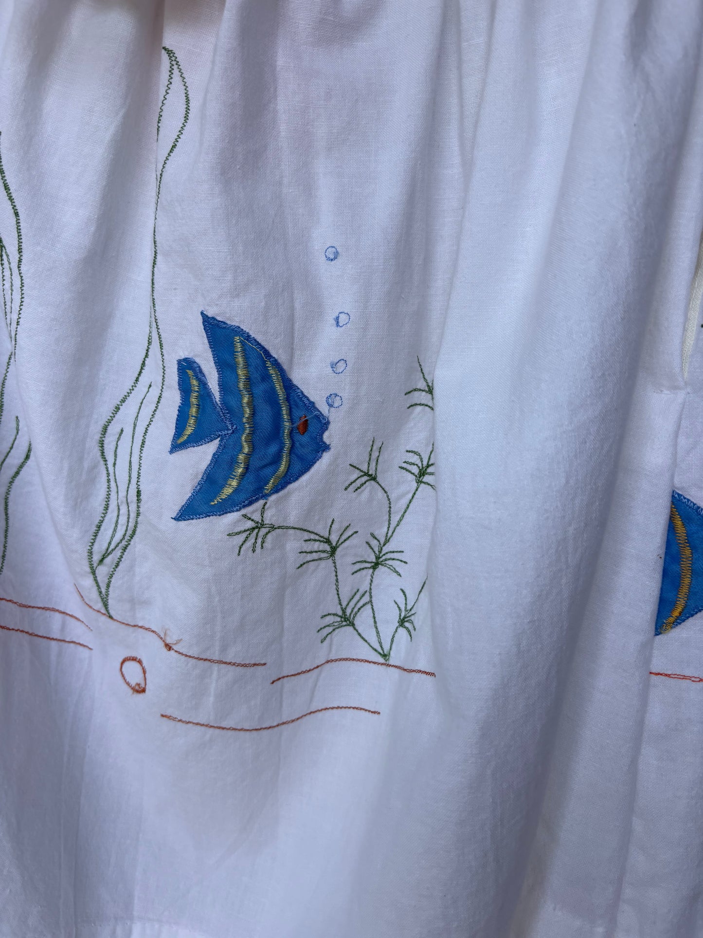 UPCYCLED APPLIQUE SKIRT