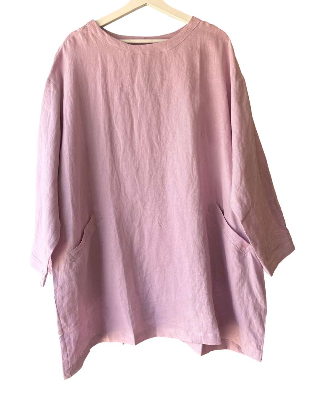 Lilac LINEN TUNIC DRESS