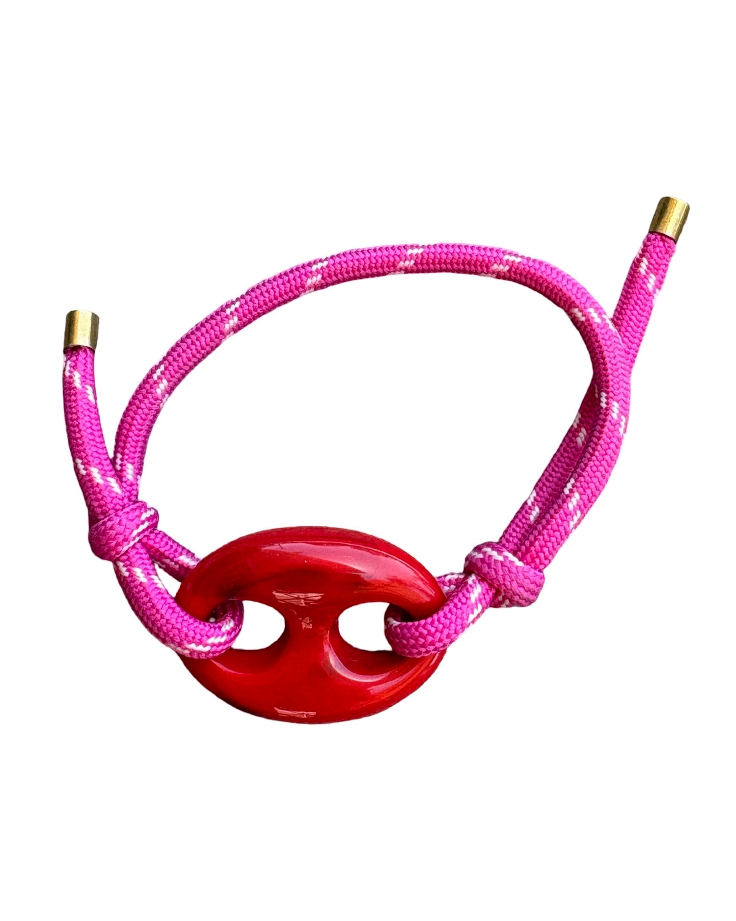 Pink & Red Mariner Bracelet
