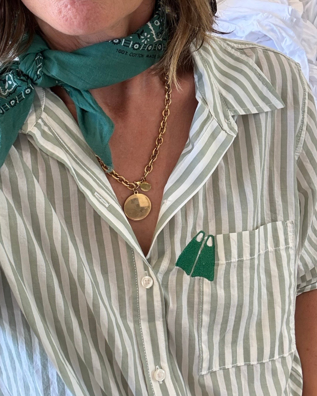 Embroidered Fins add on