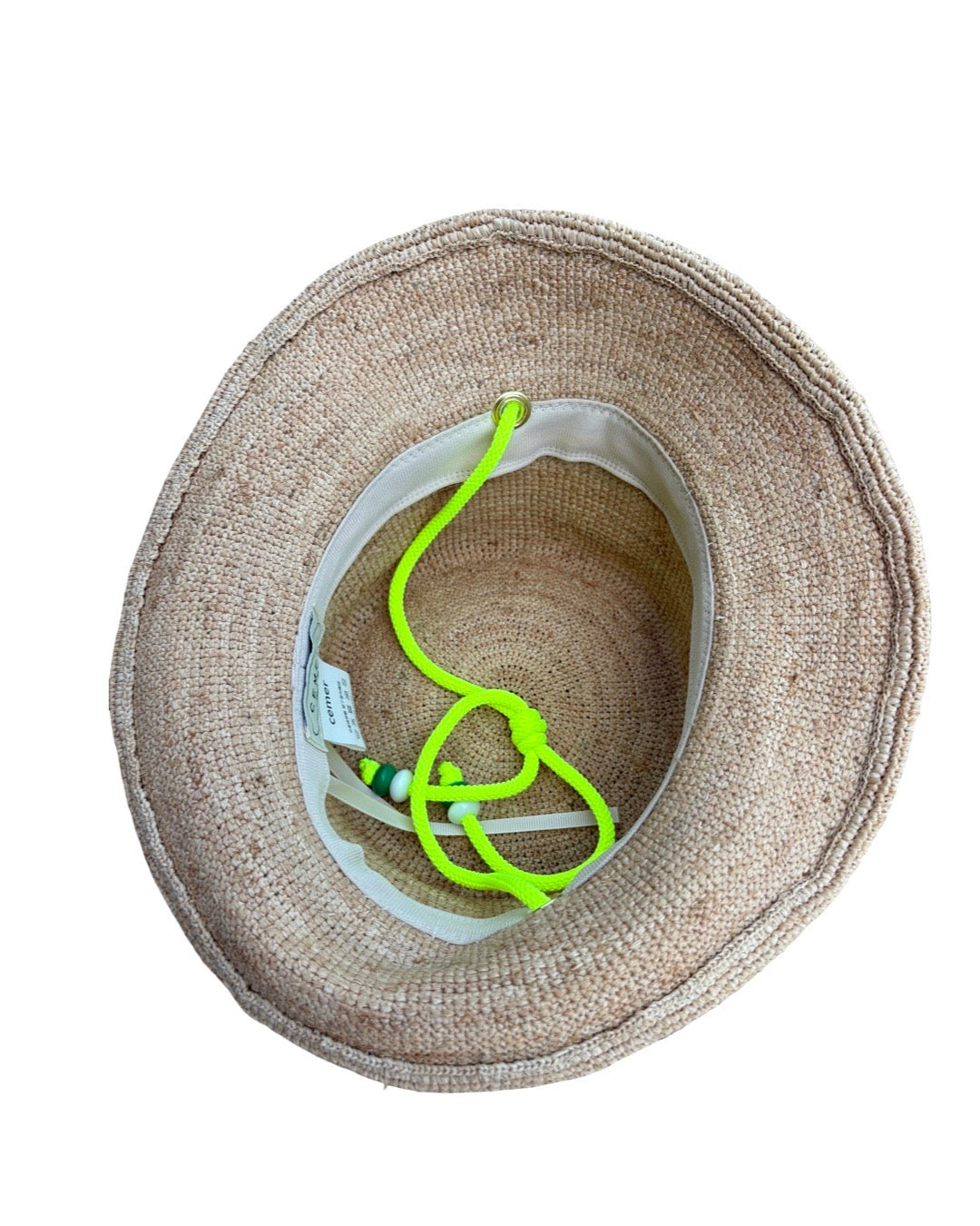 Bucket Hat Neon Beaded Cord