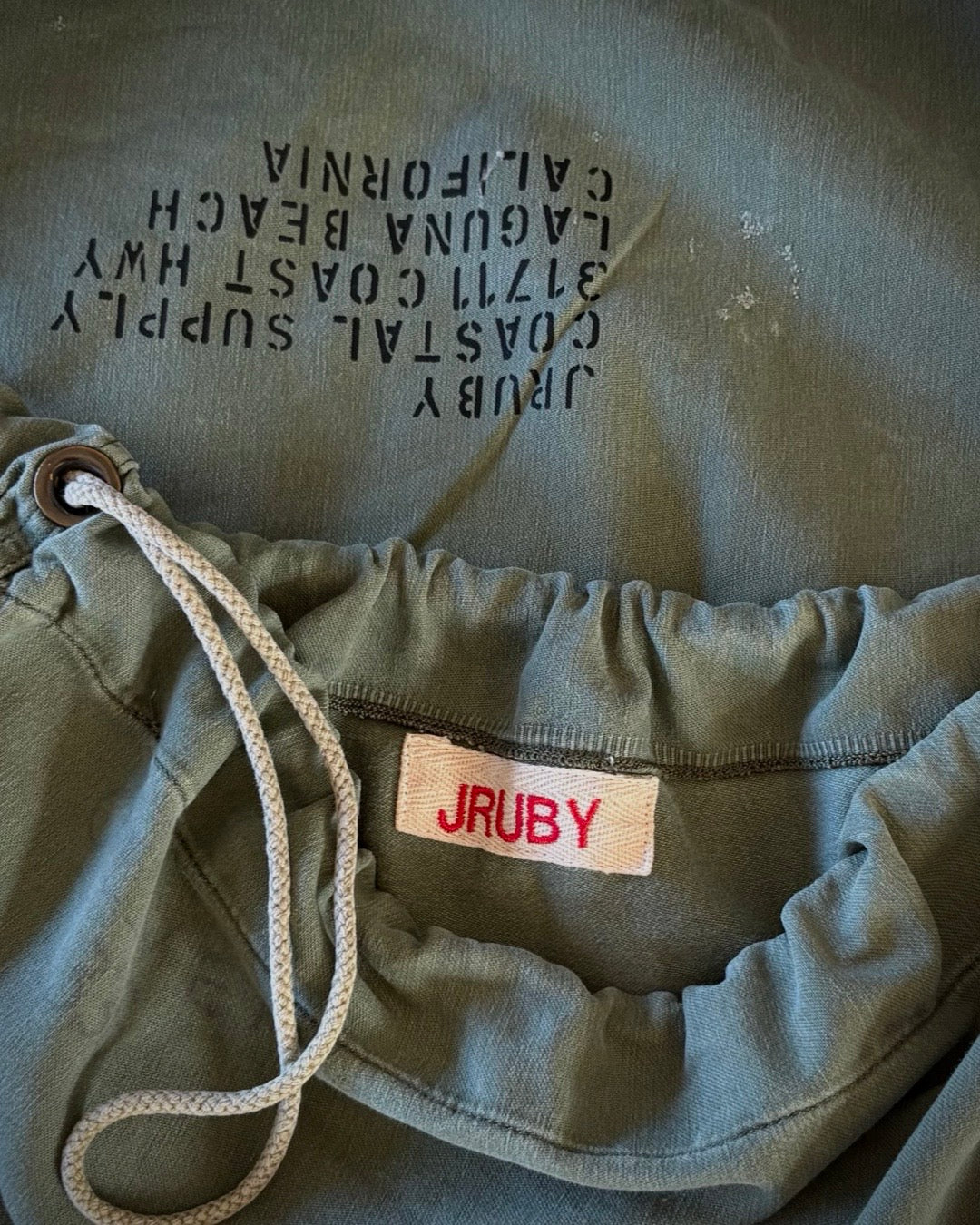 UPCYCLED ARMY SKIRT