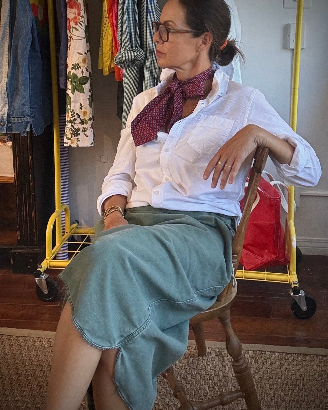 UPCYCLED ARMY SKIRT