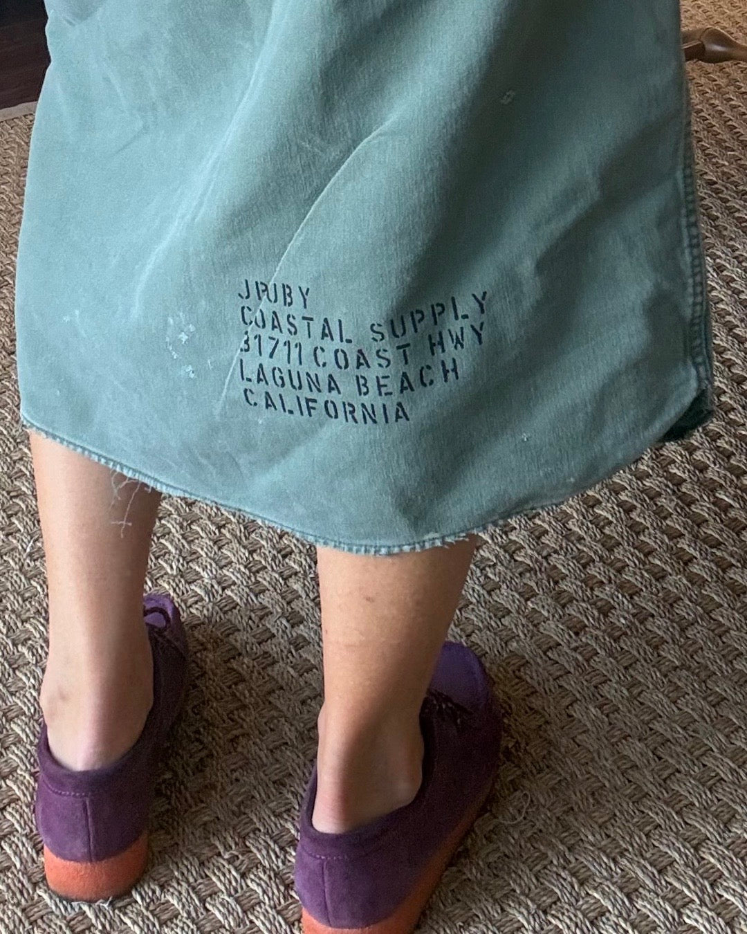 UPCYCLED ARMY SKIRT