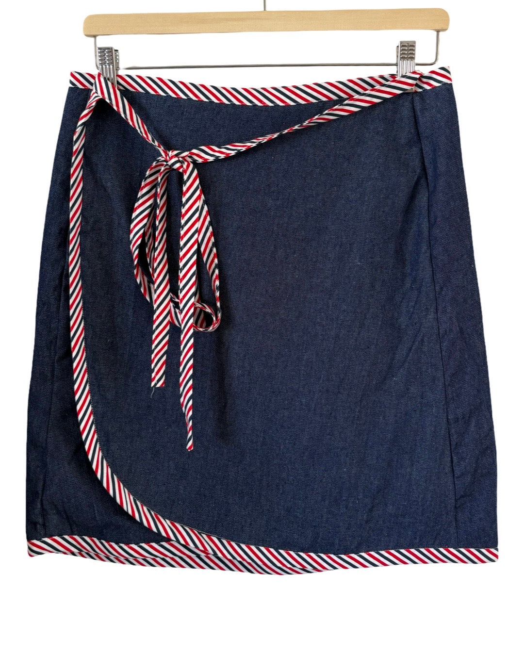 REVERSIBLE WRAP SKIRT KHAKI