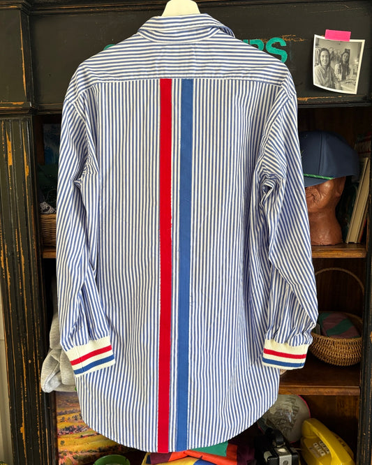 Sardine Stripes Boyfriend Shirt