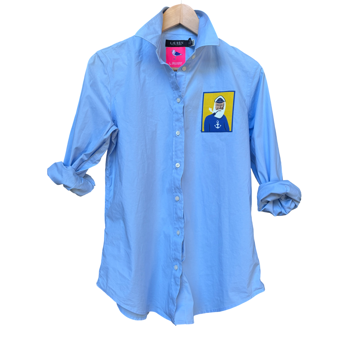 Women’s Medium Blue Captain Ruby Dress Shirt