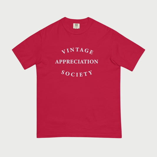 Vintage Appreciation Society Unisex garment-dyed heavyweight t-shirt