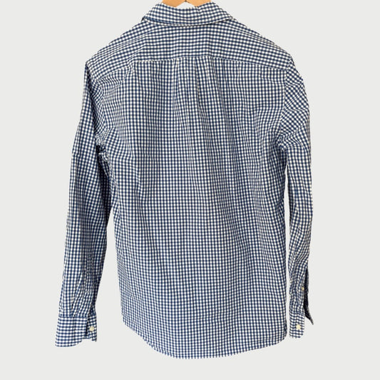 Men’s Medium Navy and white check Shirt