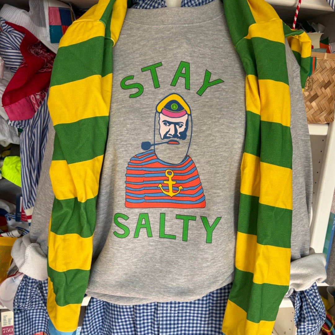 Stay Salty Unisex premium crew neck sweatshirt
