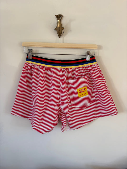 Boxer Short Red White Stripe (S/M)