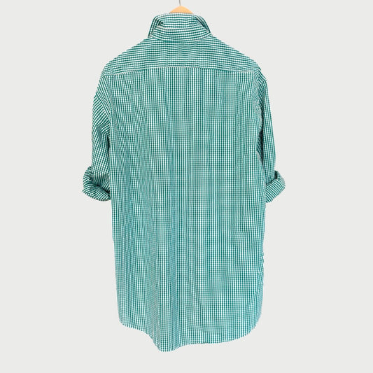 Boyfriend Shirt Green Check