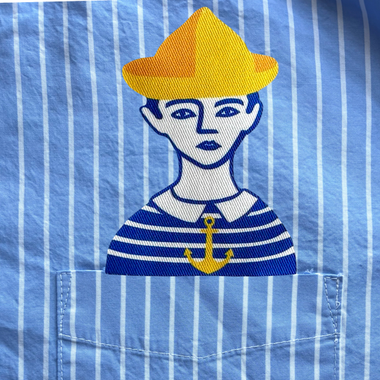Sailor in front pocket Add On