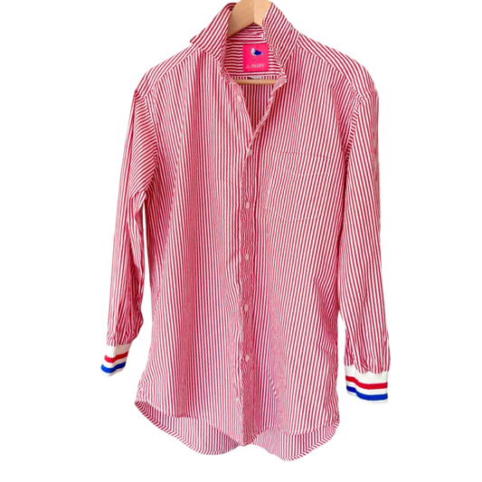 BOYFRIEND RED STRIPE SPORT CUFF