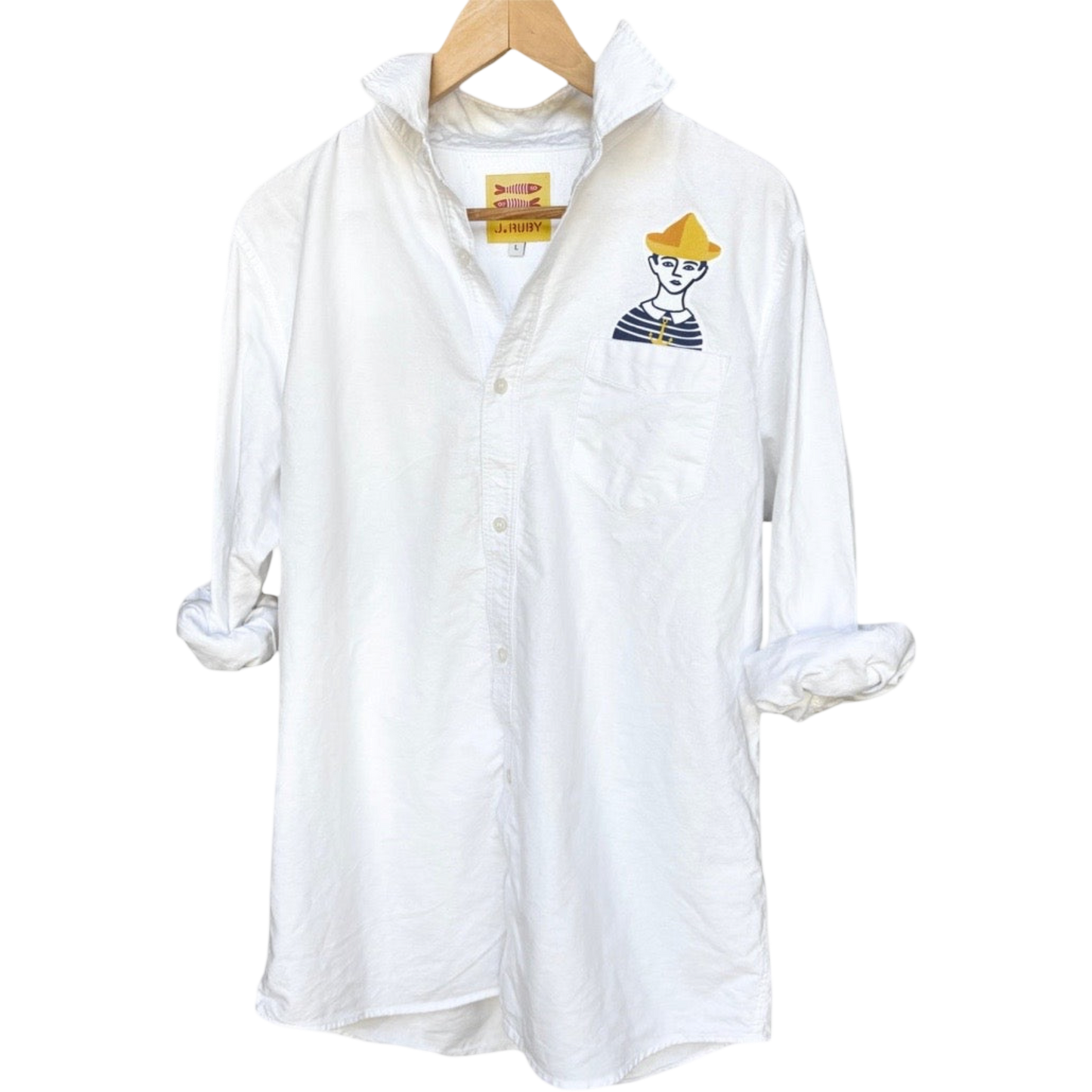 Sailor & The Gull White Oxford Unisex Dress Shirt
