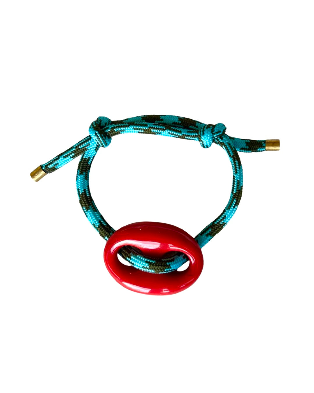 Blue Brown Argyle Mariner Bracelet