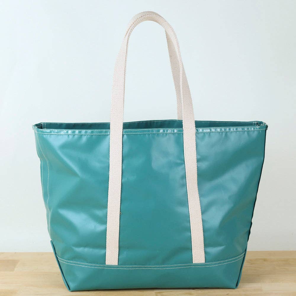Big Sur Splash Tote: Red / 22"W x 14"H x 8" D