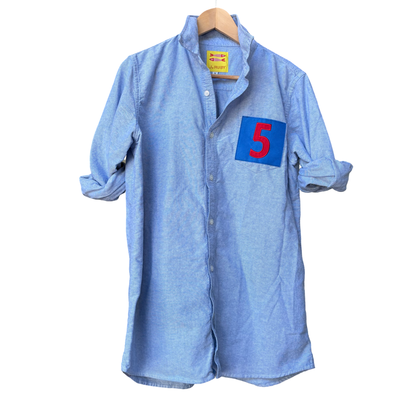 Diver Down 5  Blue Oxford Unisex Dress Shirt image 0