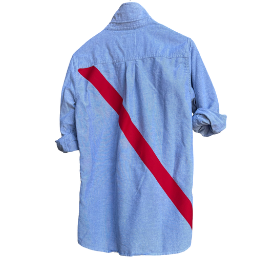 Diver Down 5  Blue Oxford Unisex Dress Shirt image 1