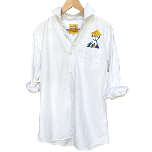 Sailor & The Gull White Oxford Unisex Dress Shirt image 0