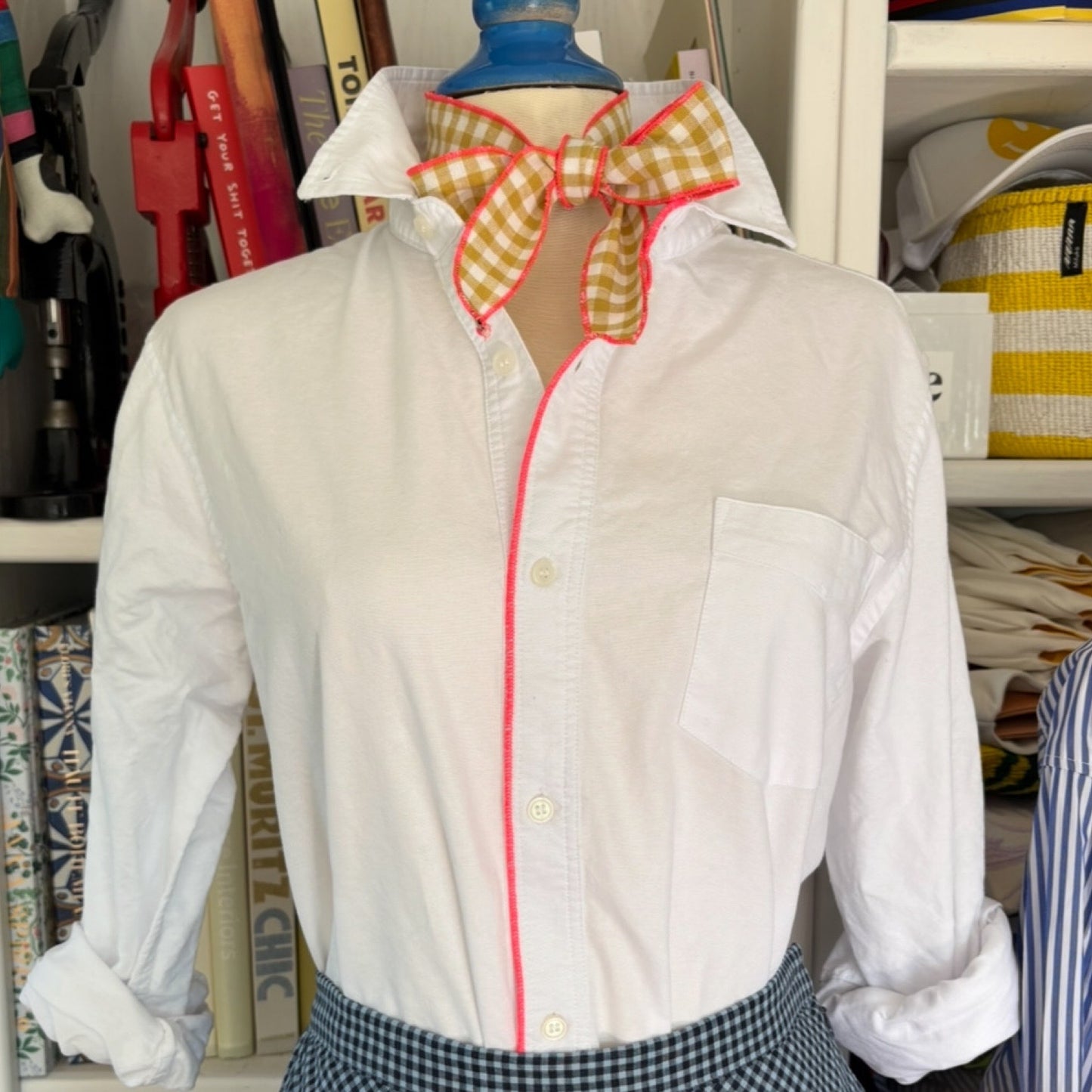 LINEN MUSTARD RIBBON image 0